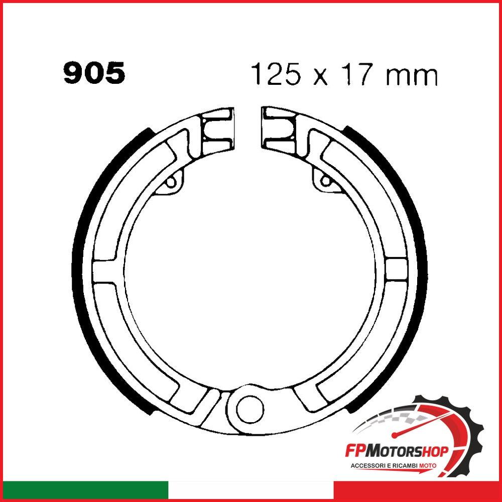 GANASCE VESPA 50 R ANT. EBC V905