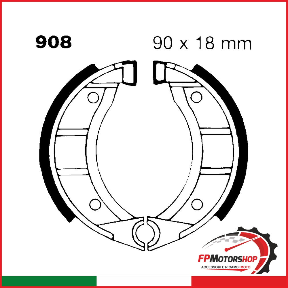 GANASCE CIAO MOZZO GRIMECA DIAM.90 EBC 908 PIAGGIO GARELLI