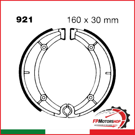 GANASCE APRILIA CLASSIC 125 POST. EBC 921 GILERA