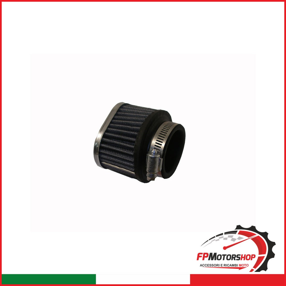 FILTRO ARIA MOTO RC084 OVALE DIAM.40 RETE METALLICA LAVABILE