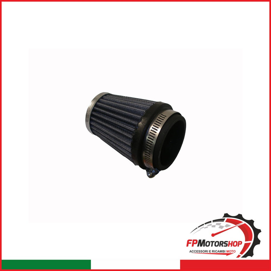 FILTRO ARIA MOTO RC106 CONICO DIAM.48 RETE METALLICA LAVABILE