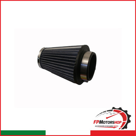 FILTRO ARIA MOTO RC120 CONICO DIAM.52 5 RETE METALLICA LAVABILE