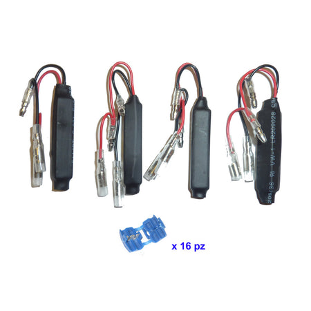 KIT 4 RESISTENZE PER FRECCE S4925830 LED BKR 10W UNIVERSALE