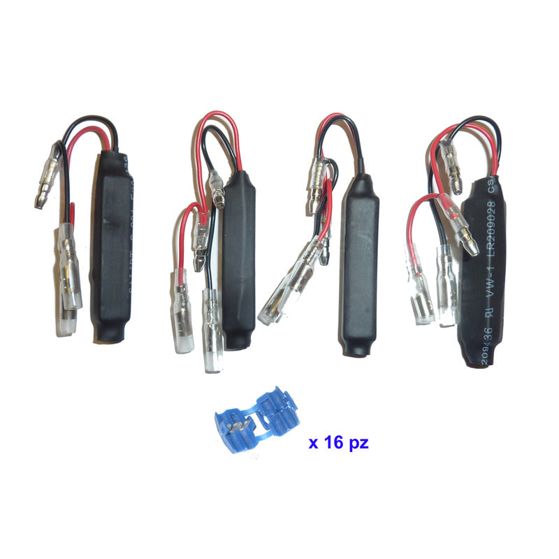 KIT 4 RESISTENZE PER FRECCE S4925830 LED BKR 10W UNIVERSALE