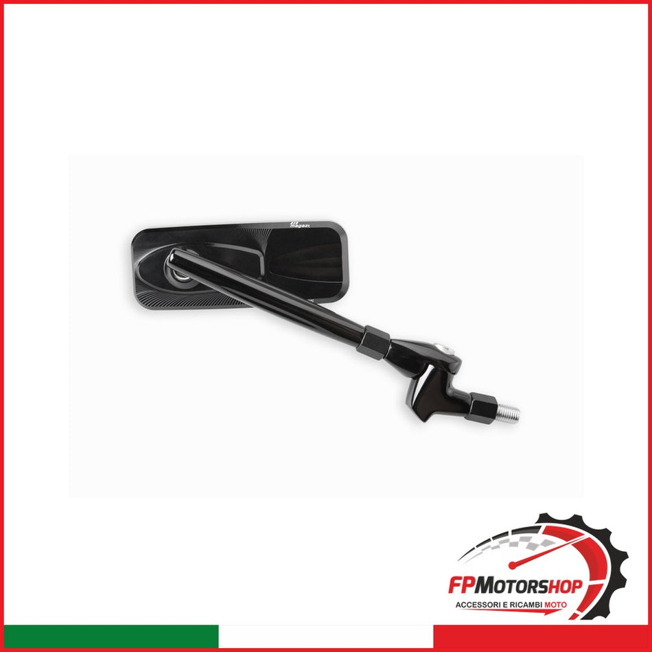 SPECCHIO SPECCHIETTO UNIVERSALE PER MOTO S5518260 BKR DX/SX RETTANGOLARE