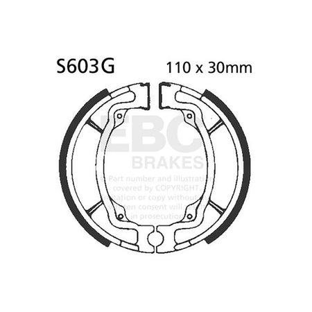 GANASCE KAWASAKI KLX 110 R EBC S603G 02- 22 SCANALATE 2002-2022