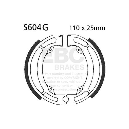 GANASCE SUZUKI DR-Z 125 03-21SCANALATE EBC R2560401 - foto originale