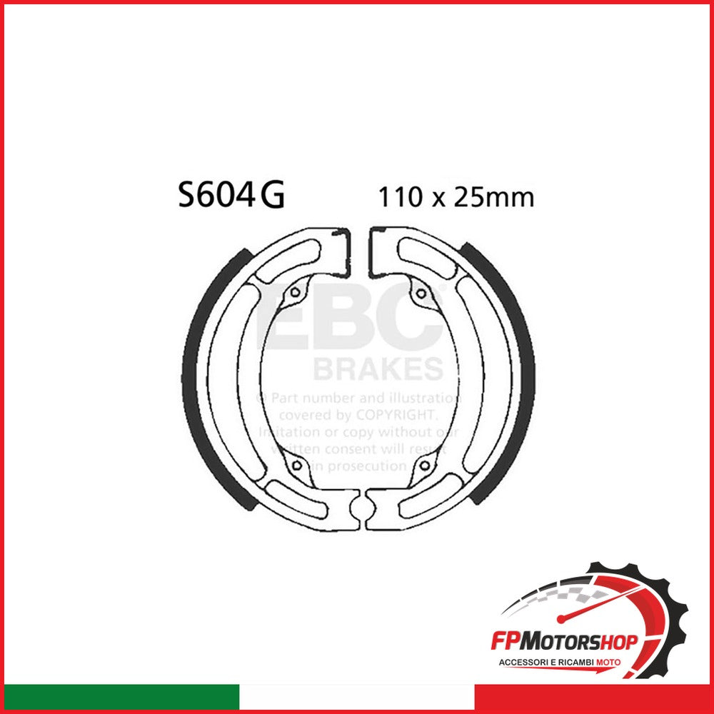 GANASCE SUZUKI DR-Z 125 03-21SCANALATE EBC R2560401 - foto brandizzata