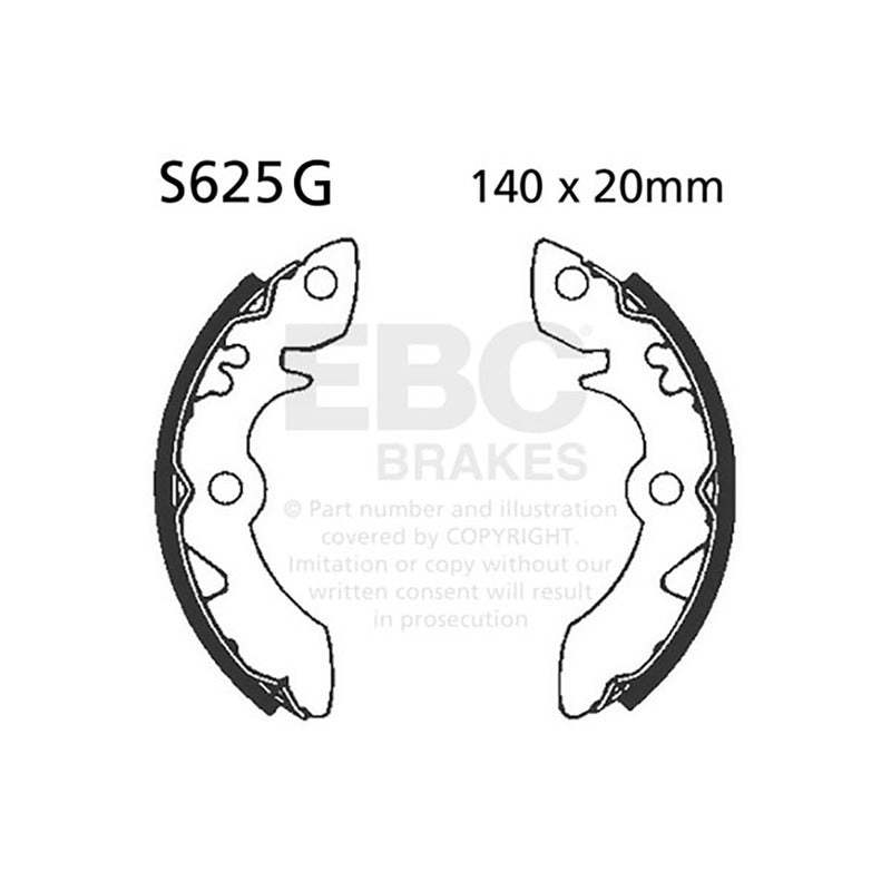 GANASCE SUZUKI LT-F 230/25085-87 SCANALATE EBC R2562501 - foto originale