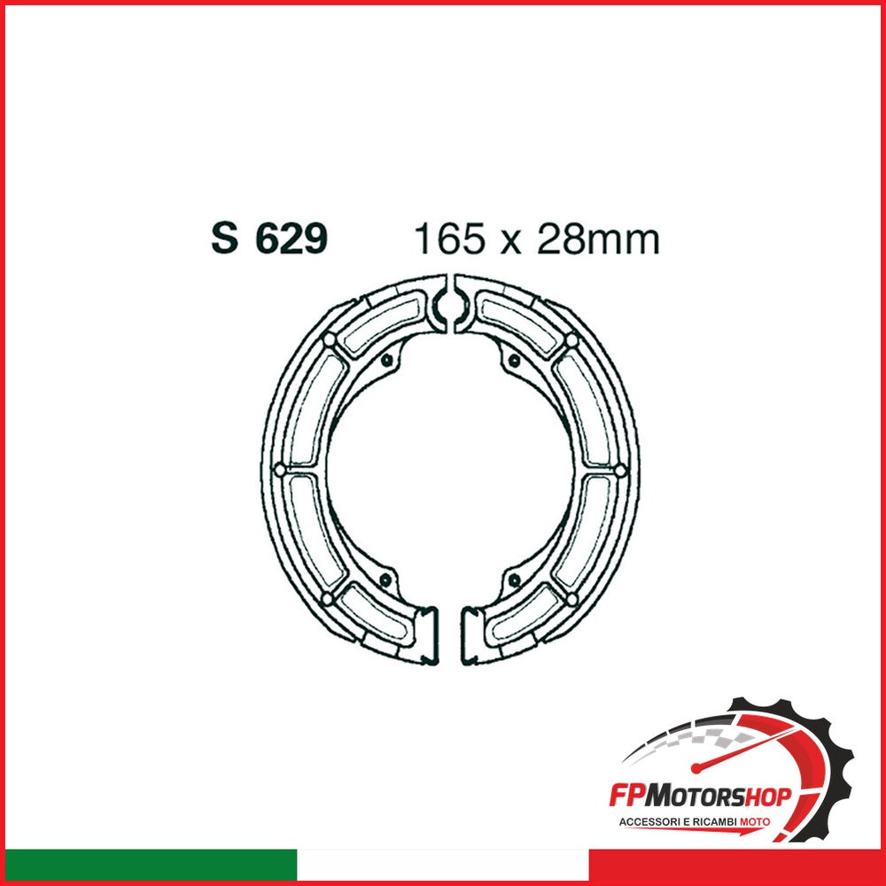 GANASCE SUZUKI LT-F 250 88-02SCANALATE POST. EBC R2562901 - foto brandizzata