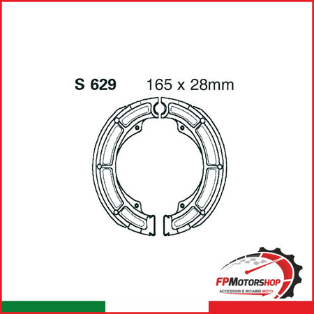 GANASCE SUZUKI LT-F 250 88-02SCANALATE POST. EBC R2562901 - foto brandizzata