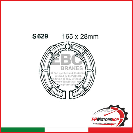 GANASCE SUZUKI LT250 EBC S629