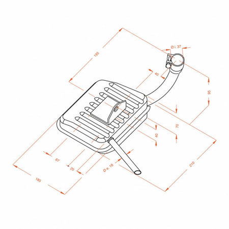MARMITTA SITO PIAGGIO VESPA GL 0204