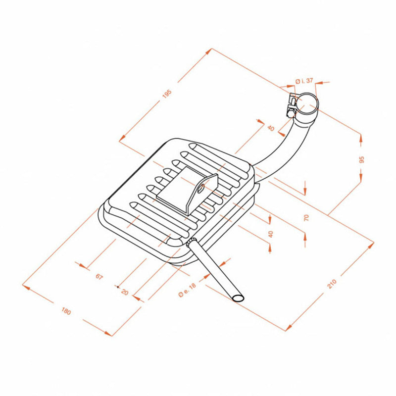 MARMITTA SITO PIAGGIO VESPA GL 0204