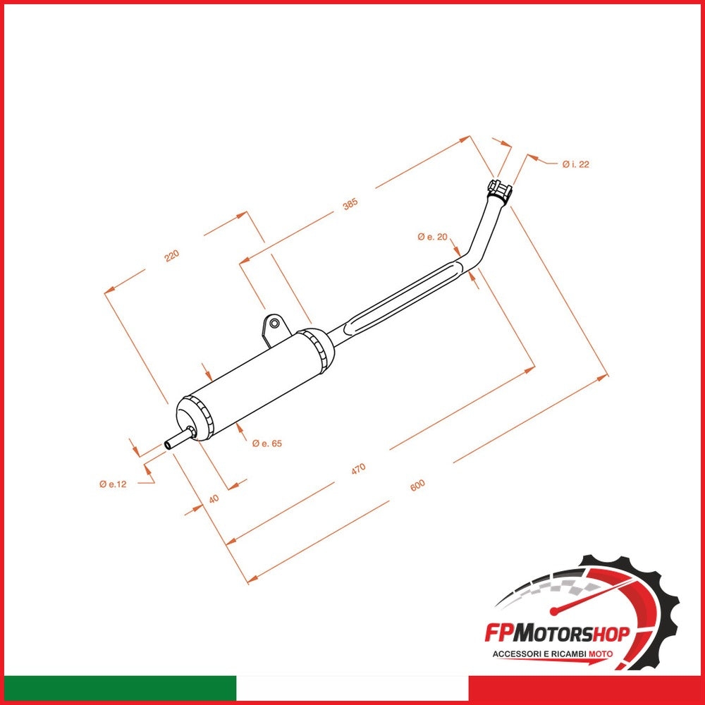 MARMITTA SITO PIAGGIO CIAO 0218