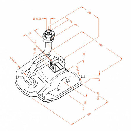 MARMITTA SITOPLUS PIAGGIO VESPA T5 0243 125