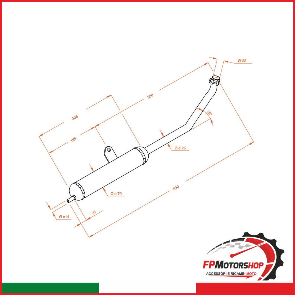 MARMITTA SITOPLUS PIAGGIO SI/BOSS 0249