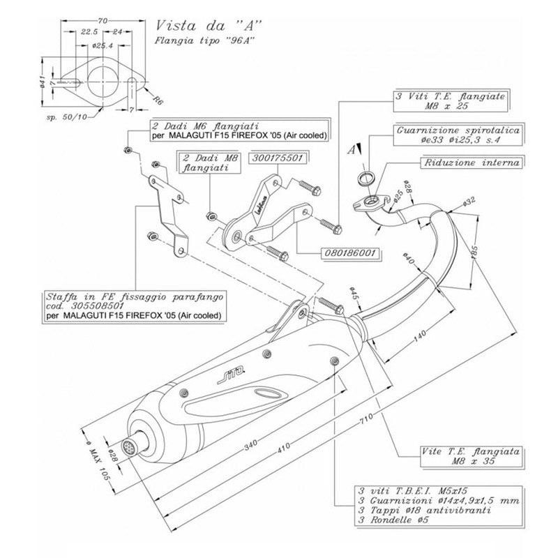 MARMITTA SITO YAMAHA JOG 50 0597 R 04- DAL 2004 MBK