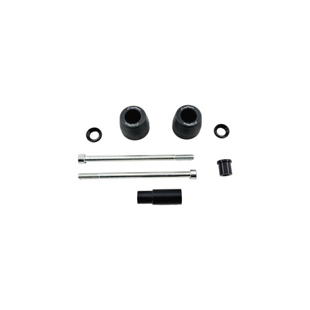 [STEKA217] Kit Protezioni Telaio Ammortizzate per Kawasaki Nero