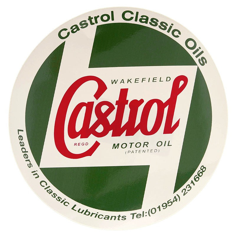 ADESIVO CARROZZERIA DIAM.127MM CASTROL CLASSIC STR598