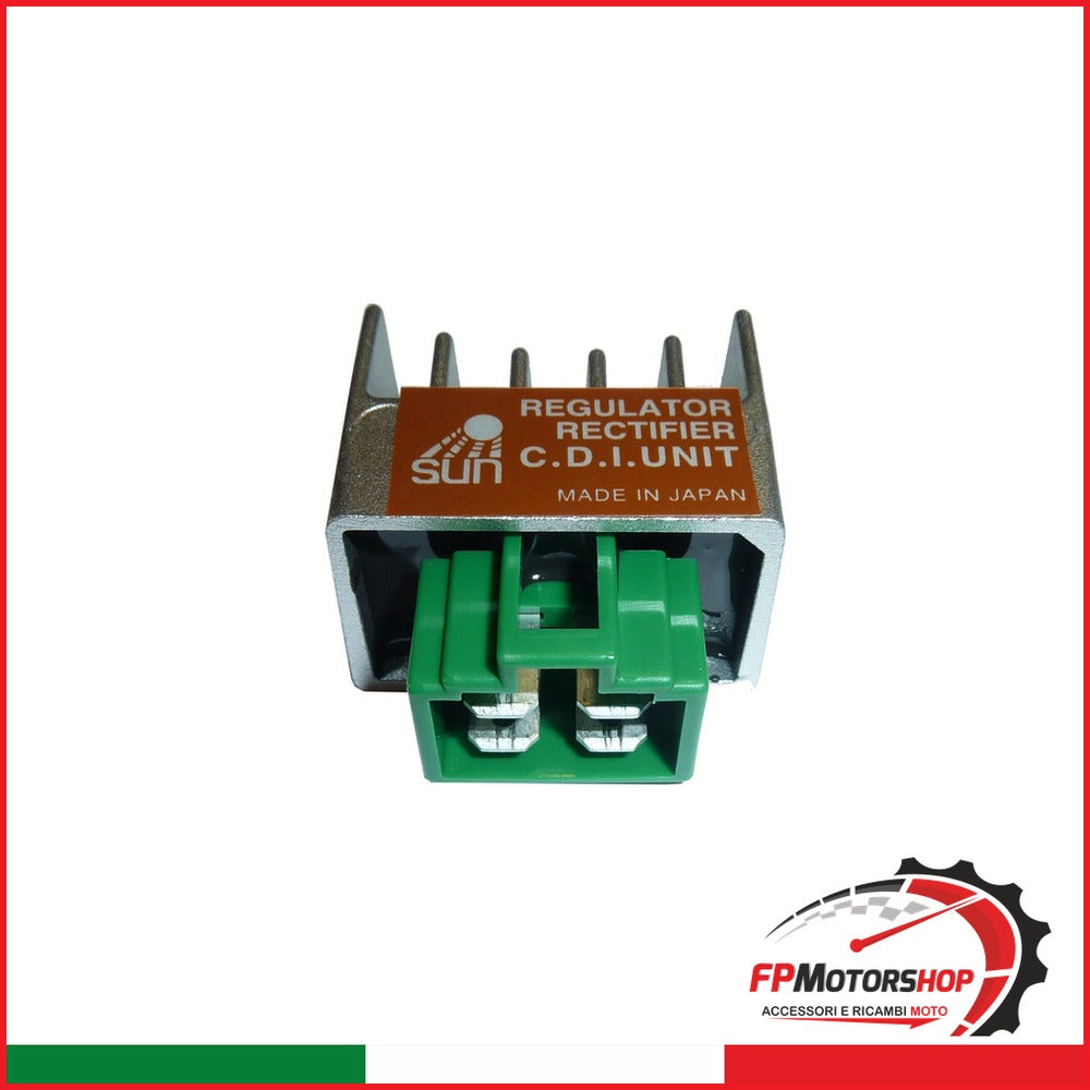 REGOLATORE DI TENSIONE SUN PER YAMAHA V634100178 TT 125 12V CONNETTORE 2009-2010