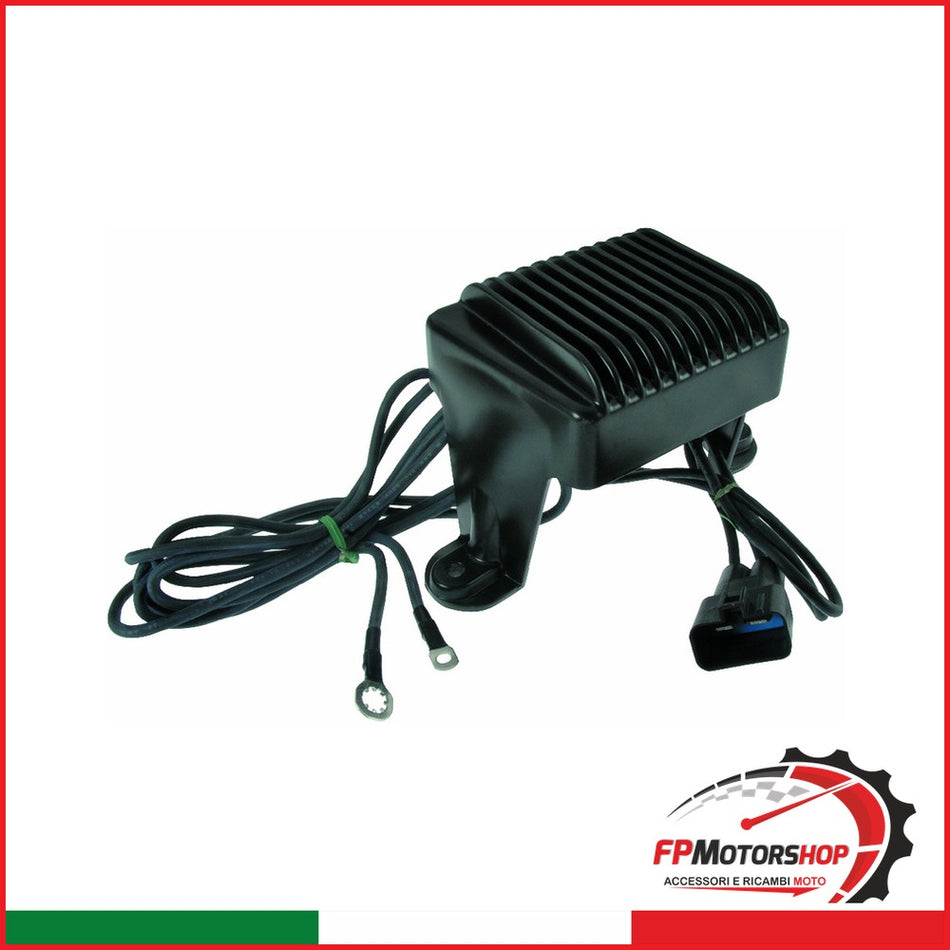 REGOLATORE DI TENSIONE PER HARLEY V834300104 SERIE TOURING NERO WAI 1997-2001