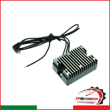 REGOLATORE DI TENSIONE PER HARLEY V834300114 BIG TWIN NERO WAI 1981-1988