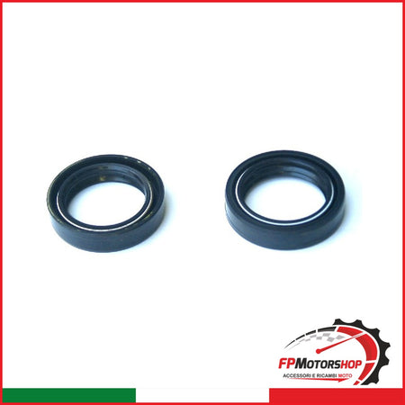 KIT PARAOLI PER FORCELLE 2 HONDA V839200133 PEZZI 37X50X11 DOPPIA MOLLA KAWASAKI