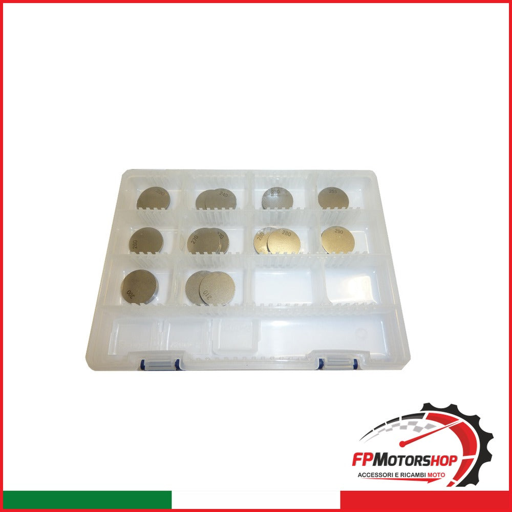PASTIGLIE FRENO MOTO YAMAHA V839290001 BOX REGOLAZIONE GIOCO VALVOLE 29MM 20PZ