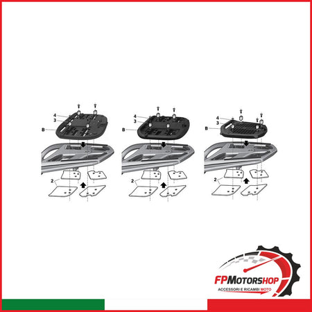ATTACCO BAULETTO BMW R1200 RT W0RT19ST K1200 GS 07 2009-2013