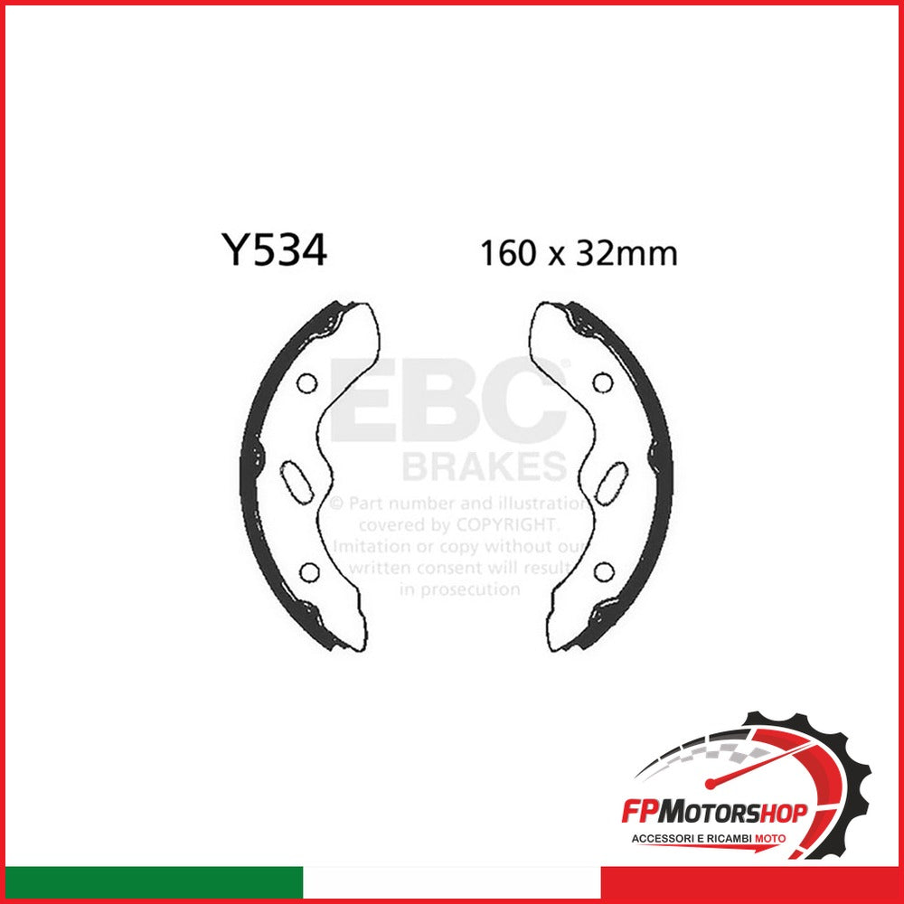 GANASCE Y534 EBC R2553400 - foto brandizzata