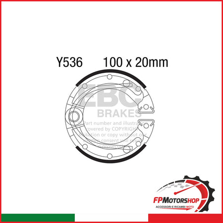 GANASCE Y536 EBC R2553600 - foto brandizzata