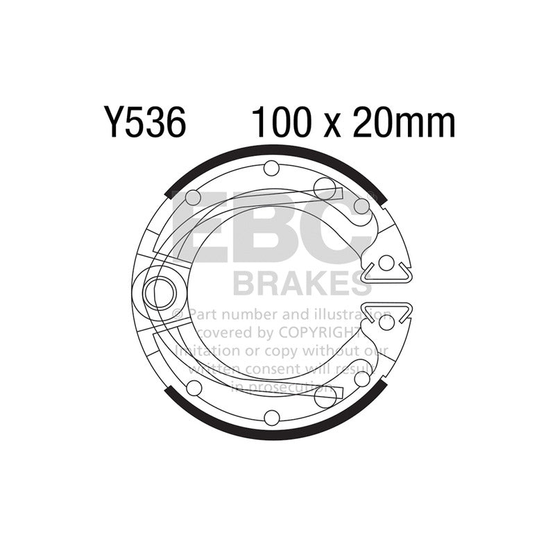 GANASCE Y536 EBC R2553600 - foto originale