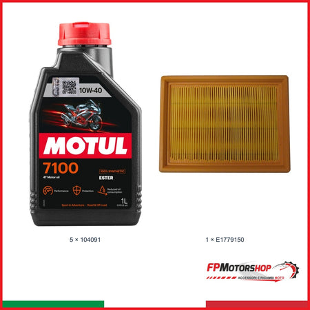 Kit TAGLIANDO BMW — MOTUL — MOTUL 7100 10W-40 — 5 pz — Articolo + opzionale 2 E1779150
