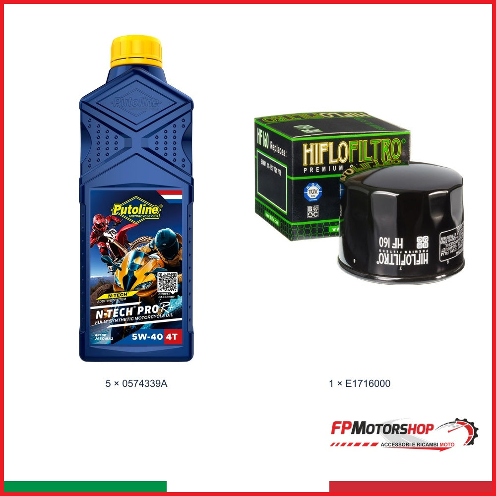 Kit Olio PUTOLINE — PUTOLINE 5w-40 — Olio + filtro olio