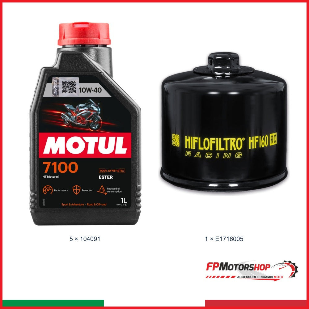 Kit TAGLIANDO BMW — MOTUL — MOTUL 7100 10W-40 — 5 pz — Articolo + opzionale 1 E1716005