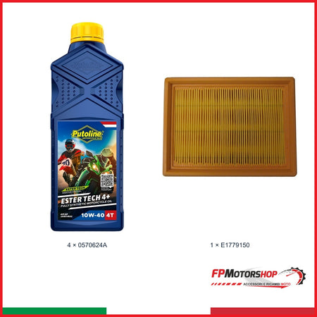 Kit TAGLIANDO BMW — PUTOLINE — PUTOLINE 10w-40 — 4 pz — Olio + filtro aria E1779150