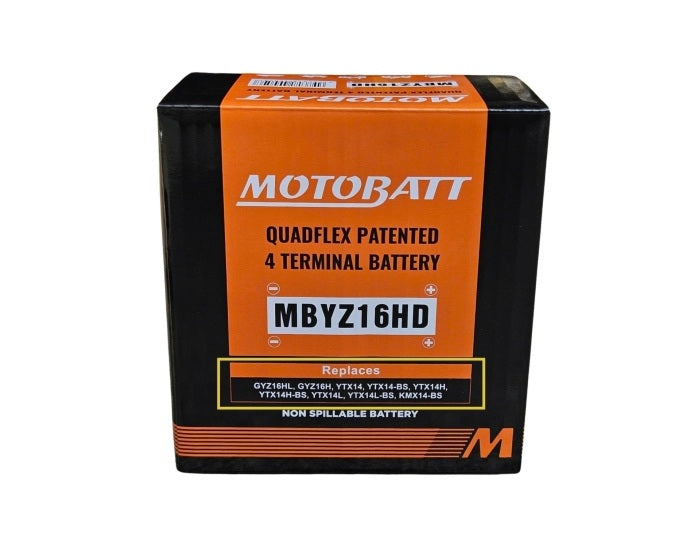 BATTERIA AGM GEL PER MOTO 12V MOTOBATT MBYZ16HD YZ16H BMW R1200 GS 04-19 SUZUKI