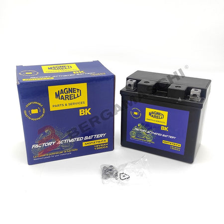 BATTERIA AGM GEL MARELLI PRECARICATA SIGILLATA 12V 6 Ah YTZ7S PER MOTO KTM EXC