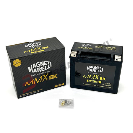 BATTERIA AGM GEL PER MOTO 12V 18 Ah MARELLI MMX20L YTX20L-BS ARCTIC CAT GUZZI