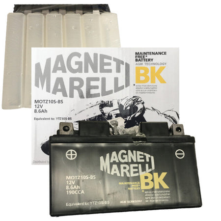 BATTERIA PER MOTO 12V MARELLI MOTZ10S-BS YTZ10S APRILIA RXV/SXV 450