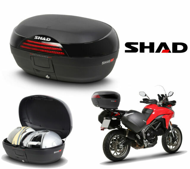 BAULETTO PER MOTO SCOOTER SHAD SH46 D0B46200 SH 46 LITRI COMPRENSIVO DI PIASTRA