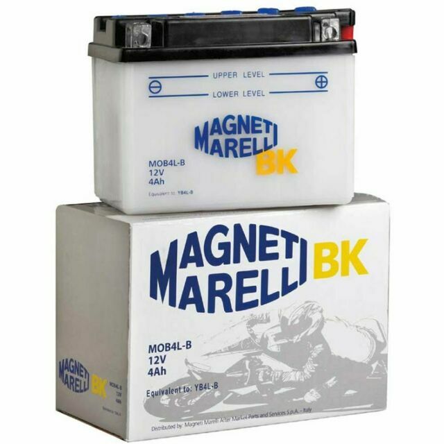 BATTERIA PER MOTO MARELLI MOB10L-B-SM YB10L-BP 12V 12Ah PIAGGIO X8 BEVERLY VESPA