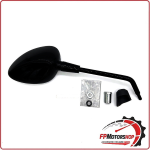 SPECCHIO SPECCHIETTO DX PER VESPA SPRINT NERO MARELLI PIAGGIO 50