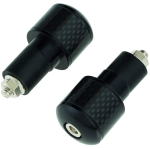 Terminali manubrio carbon/nero mm.17