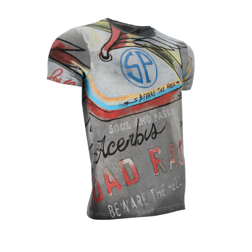 T-SHIRT SP CLUB ROADRACE Colore : GRAFITE Taglia : S