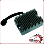 REGOLATORE DI TENSIONE PER HARLEY SPORTSTER 82-84 CROMATO WAI 12V CONNETTORE