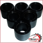 KIT 6 RULLI MASSETTE SCOOTER PER 20,9X17 10,7G LIBERTY 200 06>08 BANDO VARIATORE