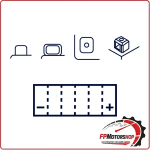 BATTERIA PER MOTO 12V MARELLI MOTX20L-BS YTX20L-BS ARCTIC CAT