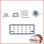 BATTERIA PER MOTO 12V MARELLI MOTX20HL-BS YTX20HL-BS ARCTIC CAT